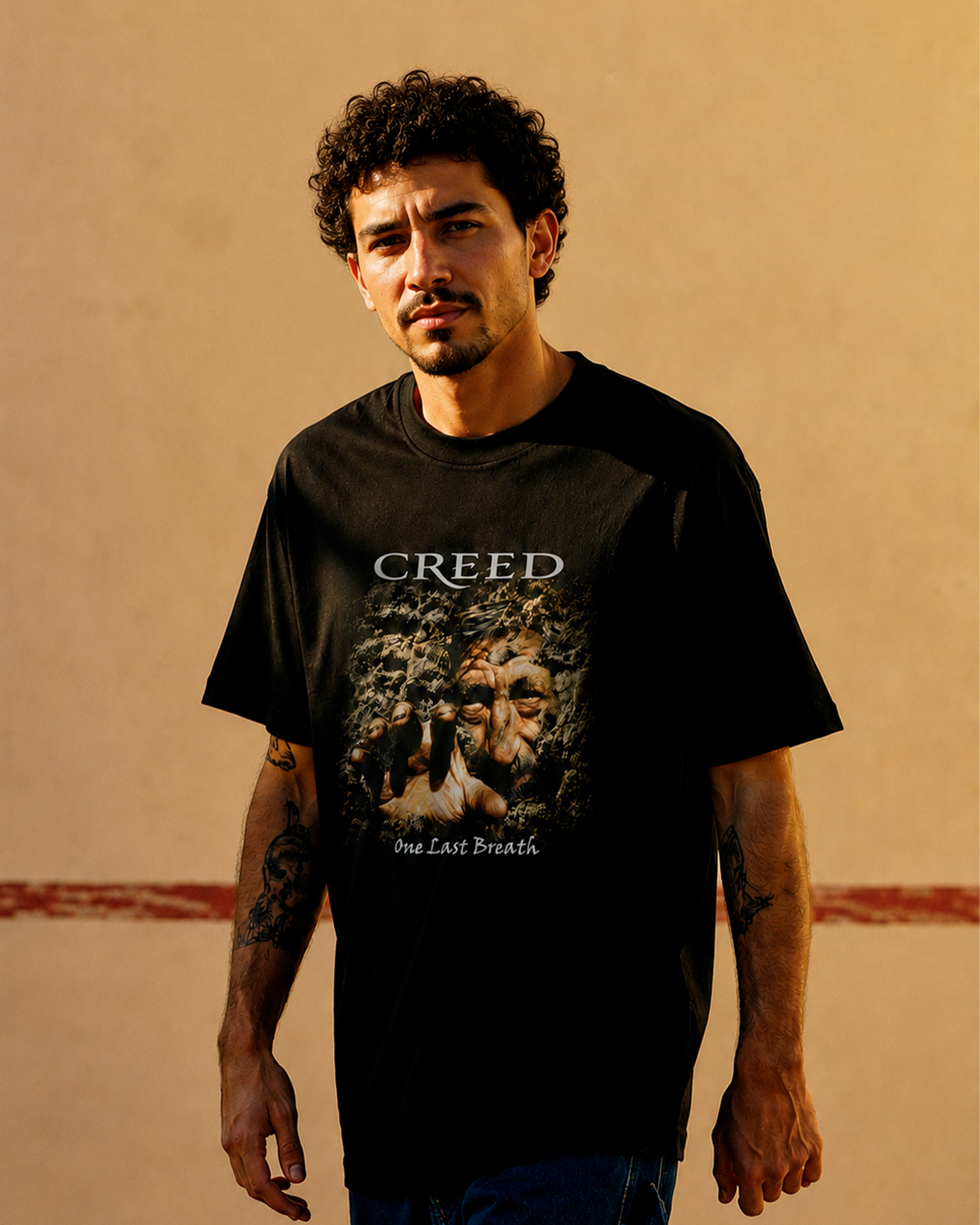 Camiseta Preta Creed One Last Breath