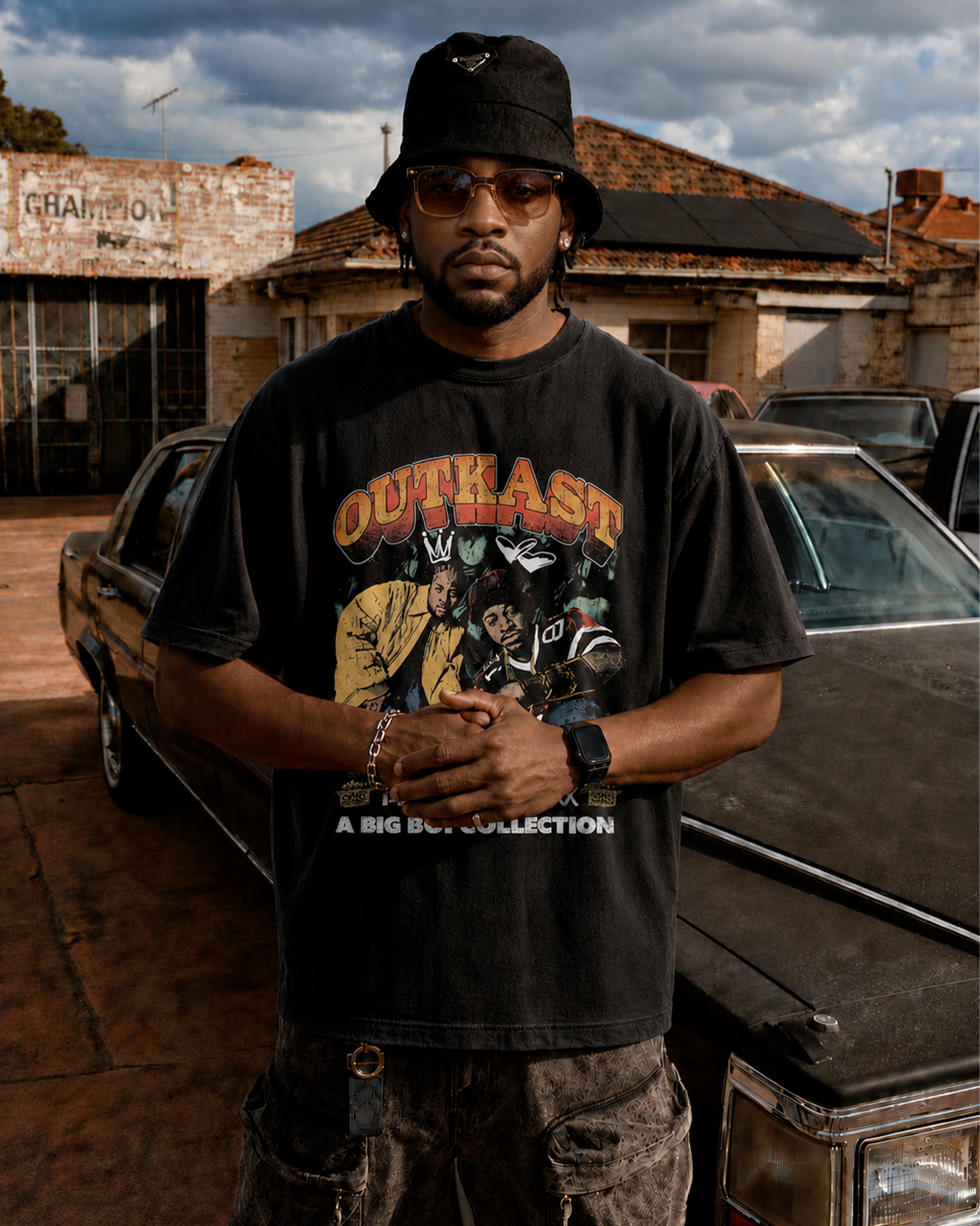 Camiseta Preta Outkast Speakerboxxx Era