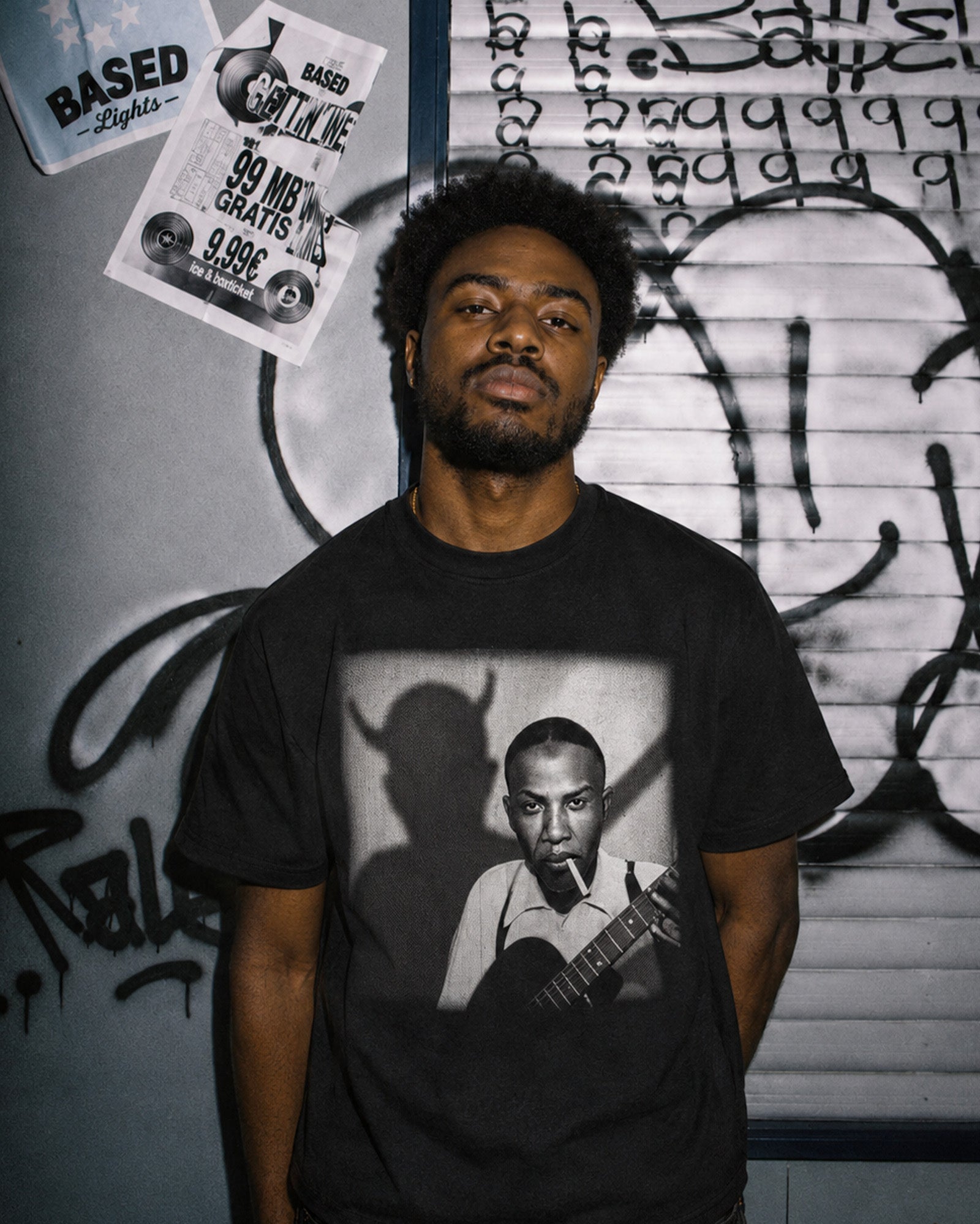 Camiseta Preta Devil at the Crossroads Blues