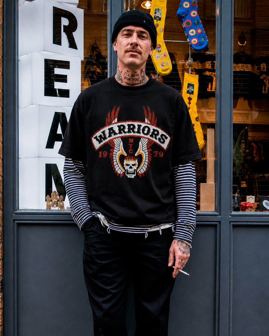 Camiseta Preta The Warriors Gangues de Nova York