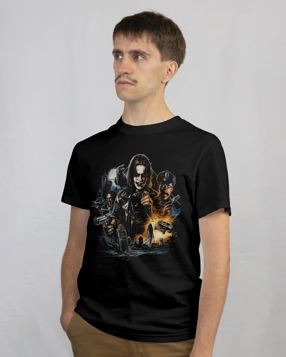 Camiseta Preta The Crow Back From the Grave