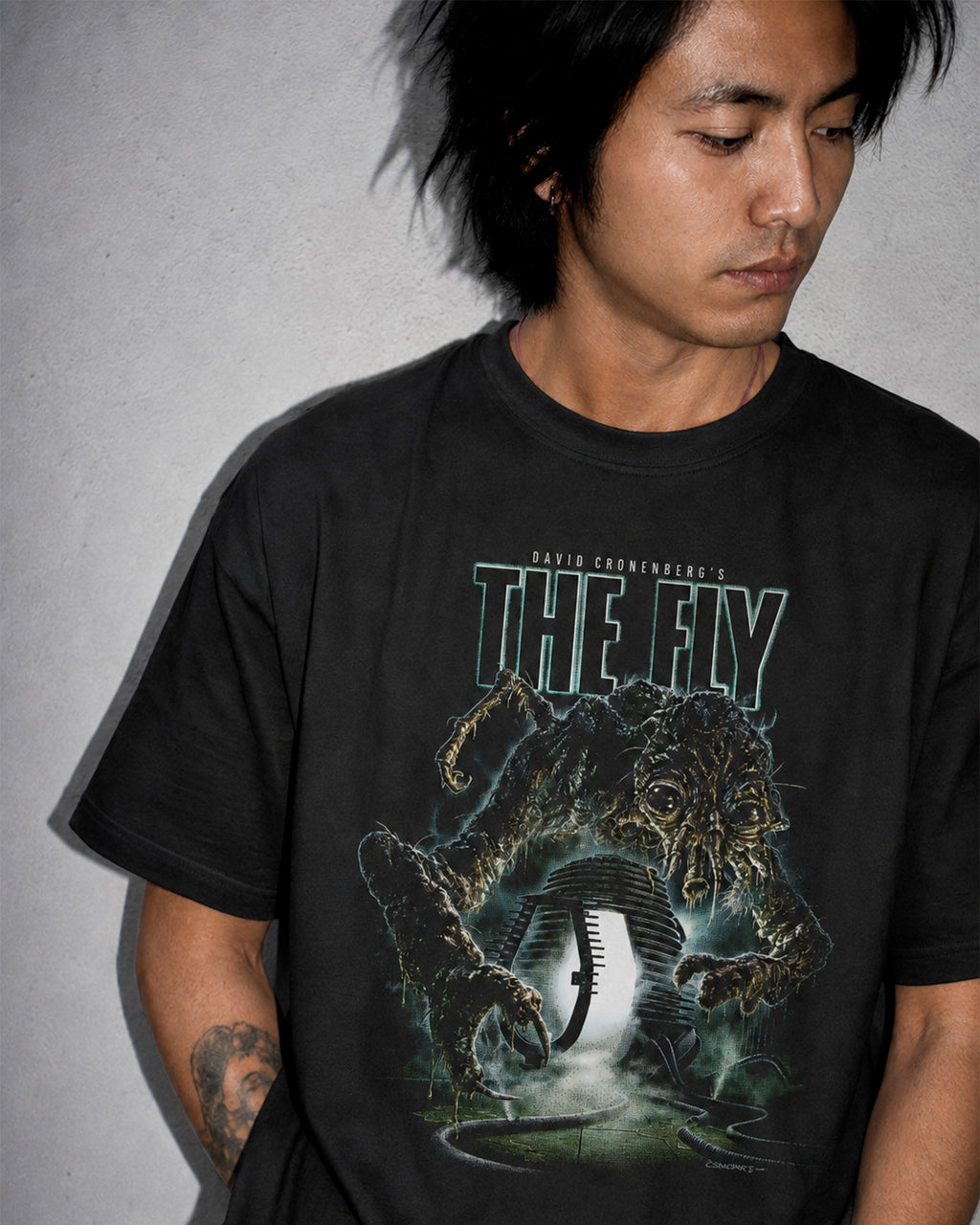 Camiseta Preta The Fly Fear of Mutation