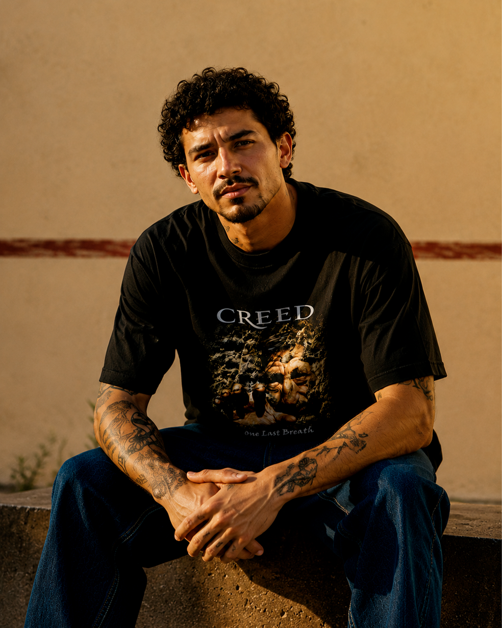 Camiseta Preta Creed One Last Breath