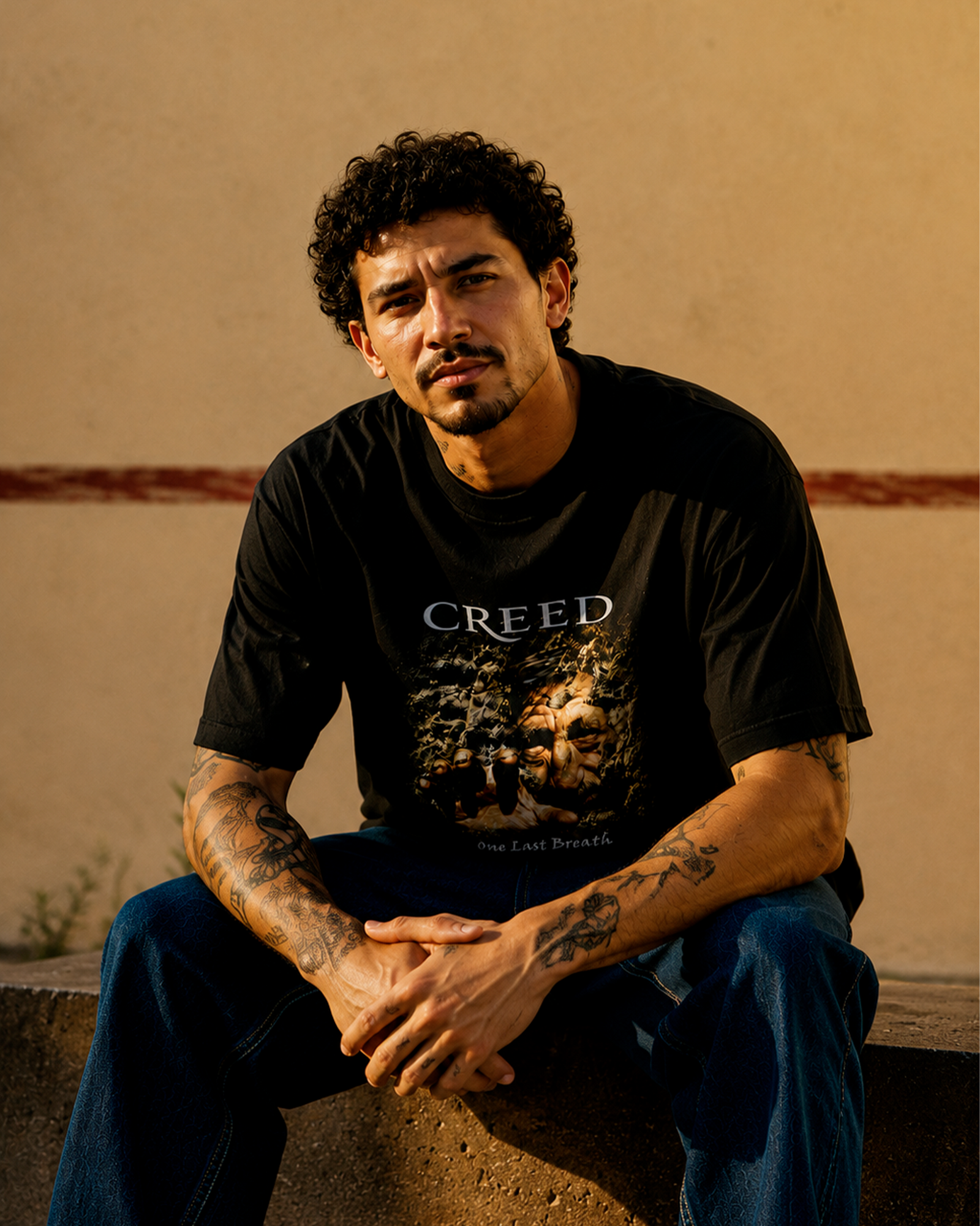 Camiseta Preta Creed One Last Breath