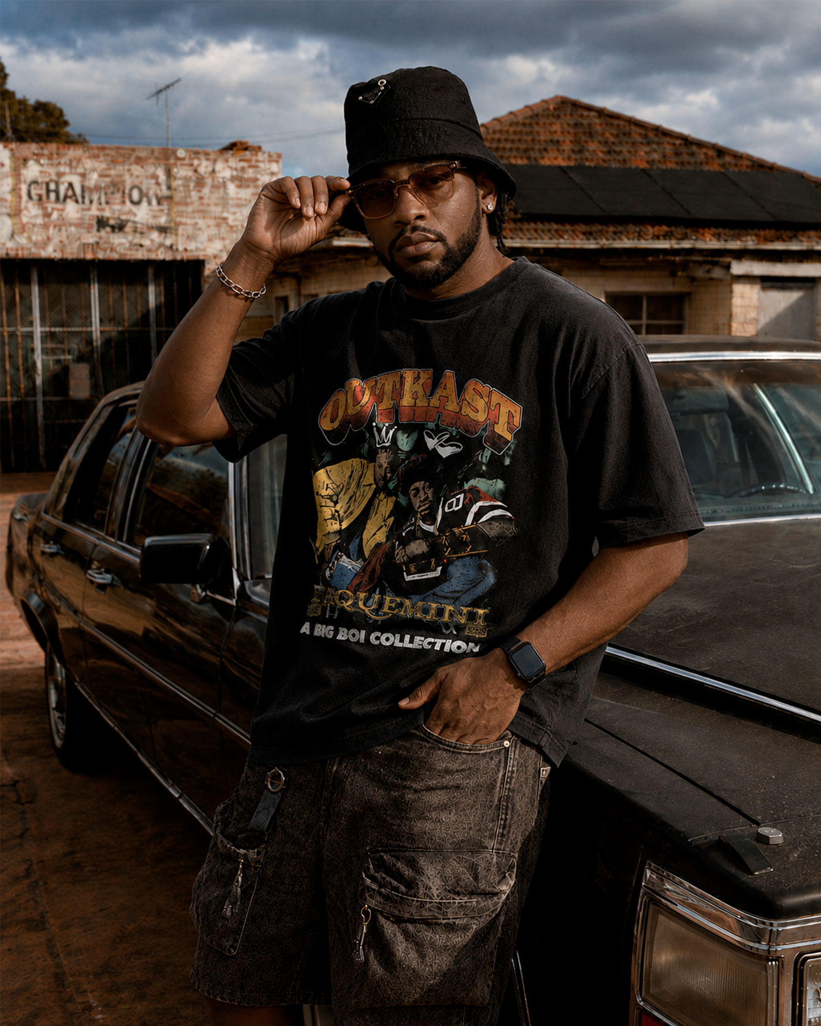 Camiseta Preta Outkast Speakerboxxx Era