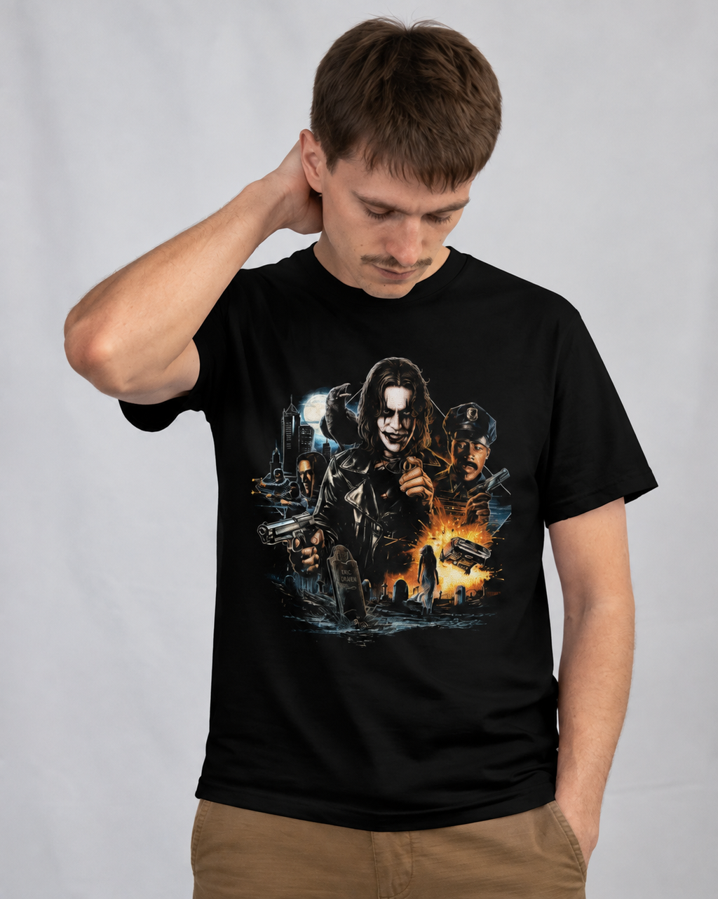 Camiseta Preta The Crow Back From the Grave