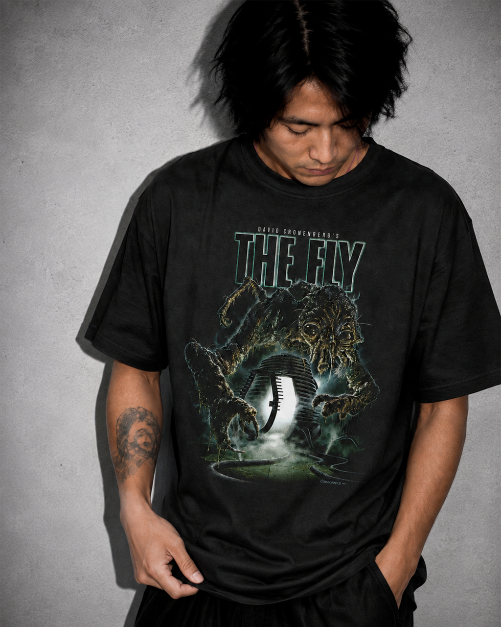 Camiseta Preta The Fly Fear of Mutation