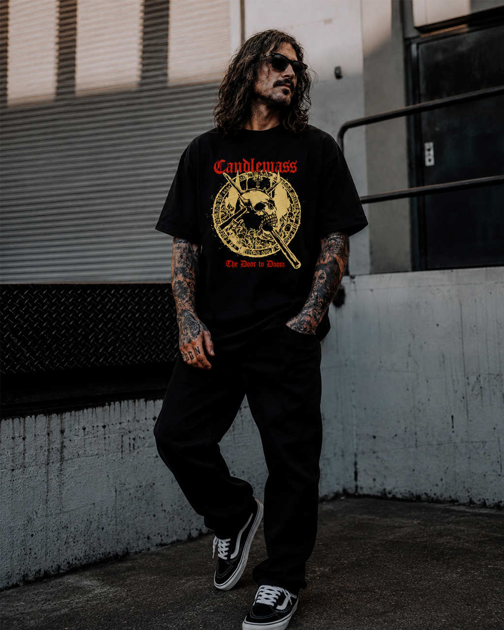 Camiseta Preta Candlemass The Door to Doom