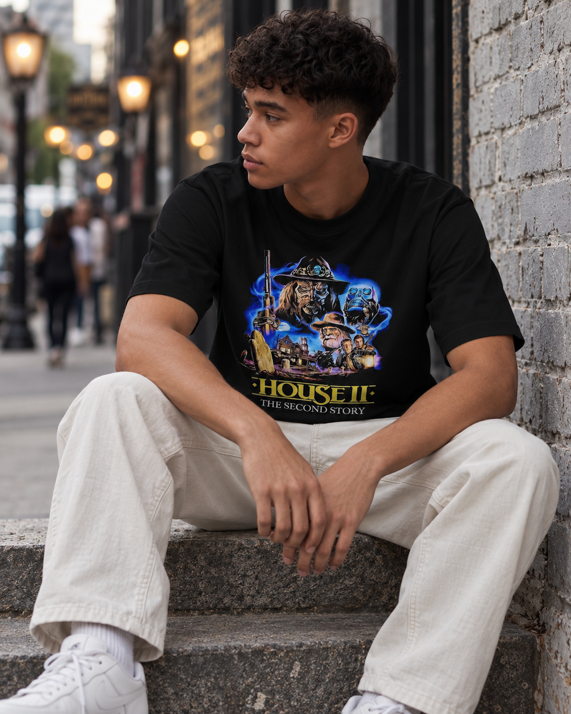 Camiseta Preta House II The Second Story