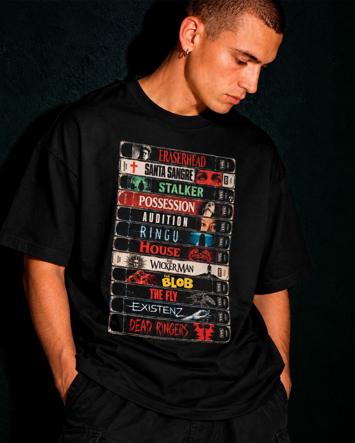 Camiseta Preta Rewind the Horror