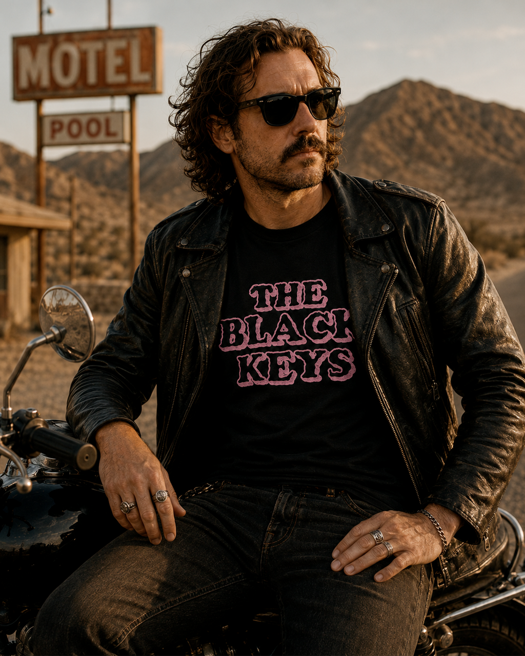 Camiseta Preta The Black Keys Garage Frequency