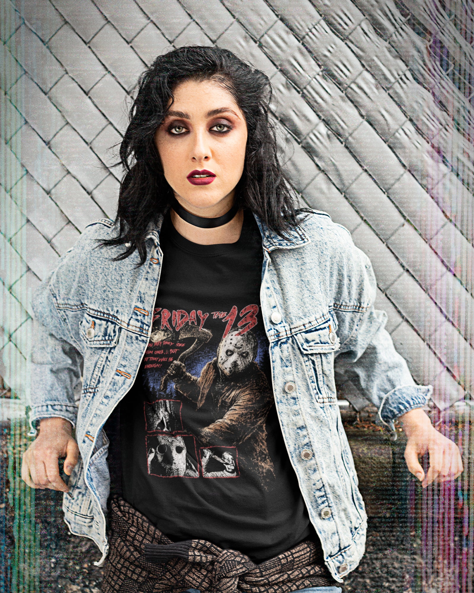 Camiseta Preta Friday the 13th Jason Voorhees Unissex