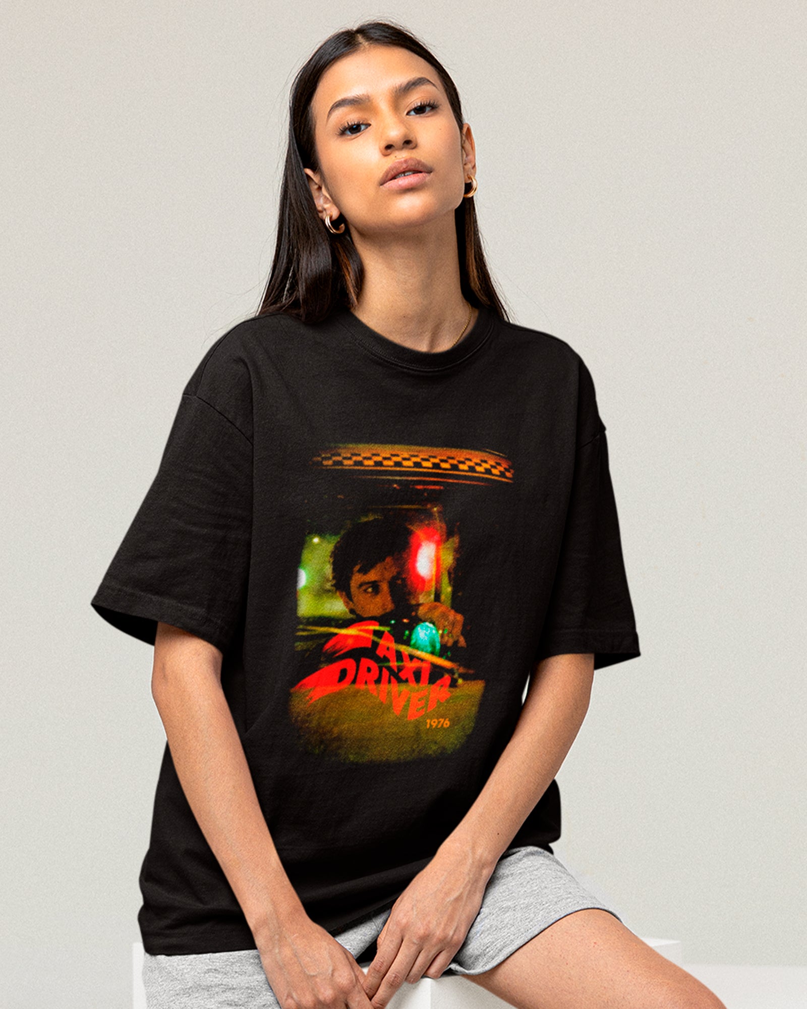 Camiseta Preta Taxi Driver 1976 Cena Icônica Travis Bickle Unissex