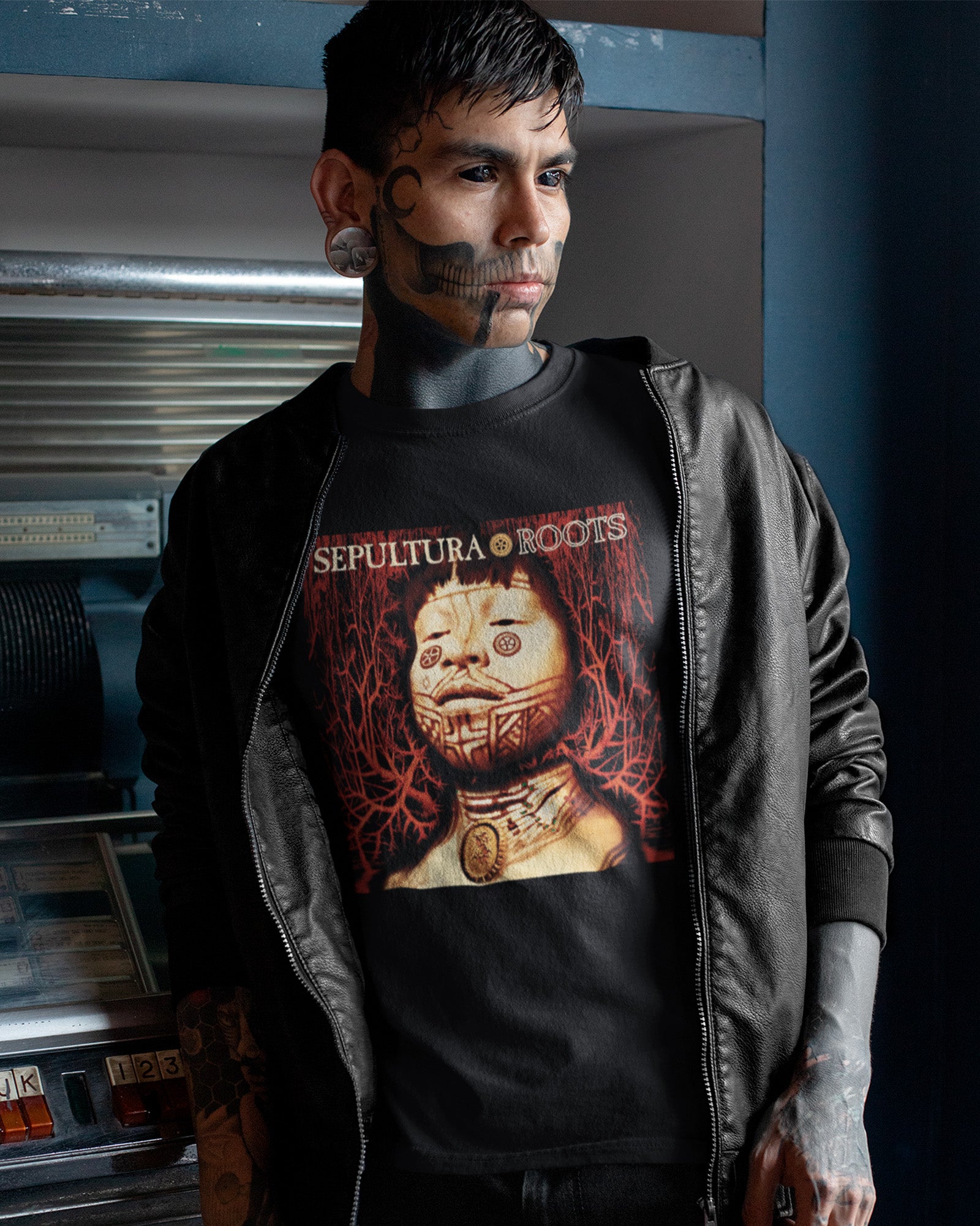 Camiseta Sepultura Capa Album Roots Heavy Metal Brasileiro