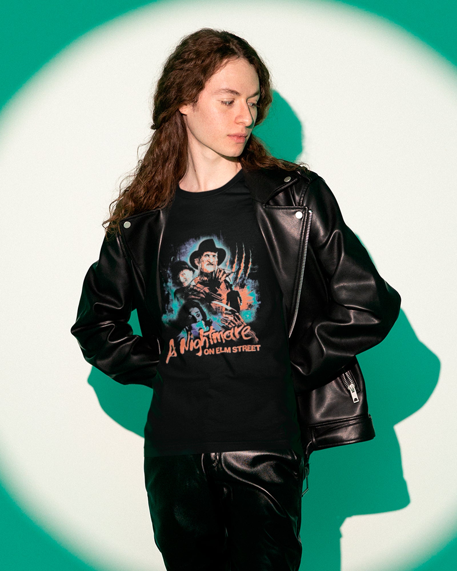 Camiseta Preta A Nightmare on Elm Street Unissex