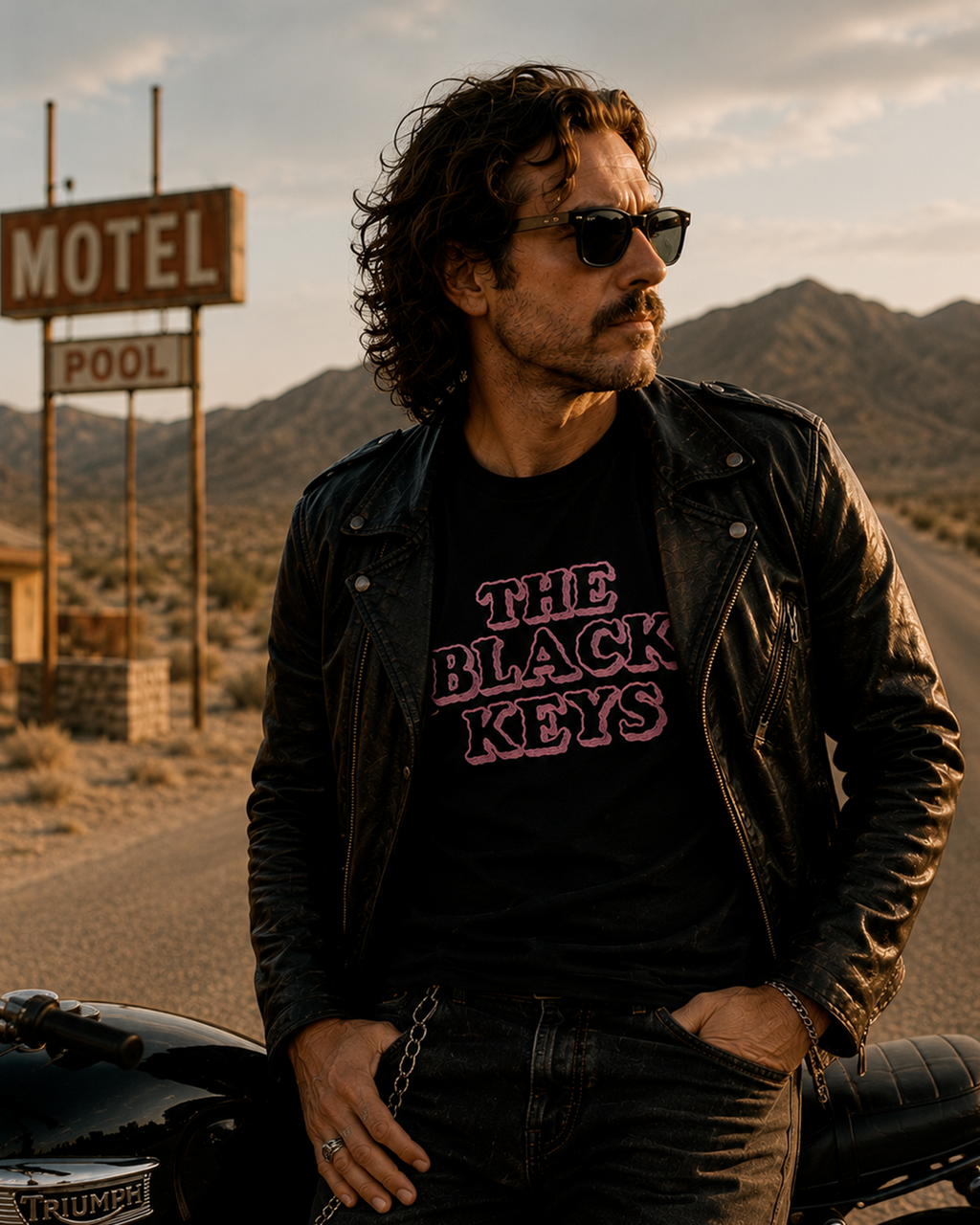 Camiseta Preta The Black Keys Garage Frequency