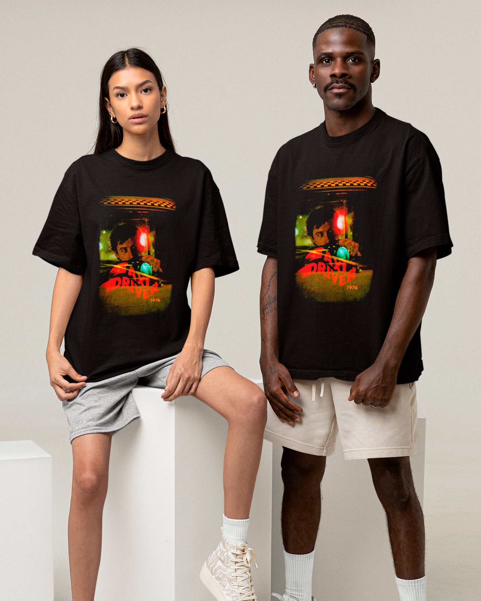 Camiseta Preta Taxi Driver 1976 Cena Icônica Travis Bickle Unissex