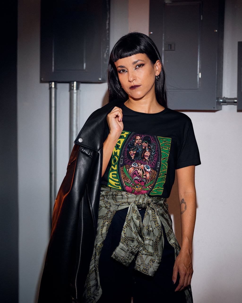 Camiseta Ramones Caricatura Punk Rock