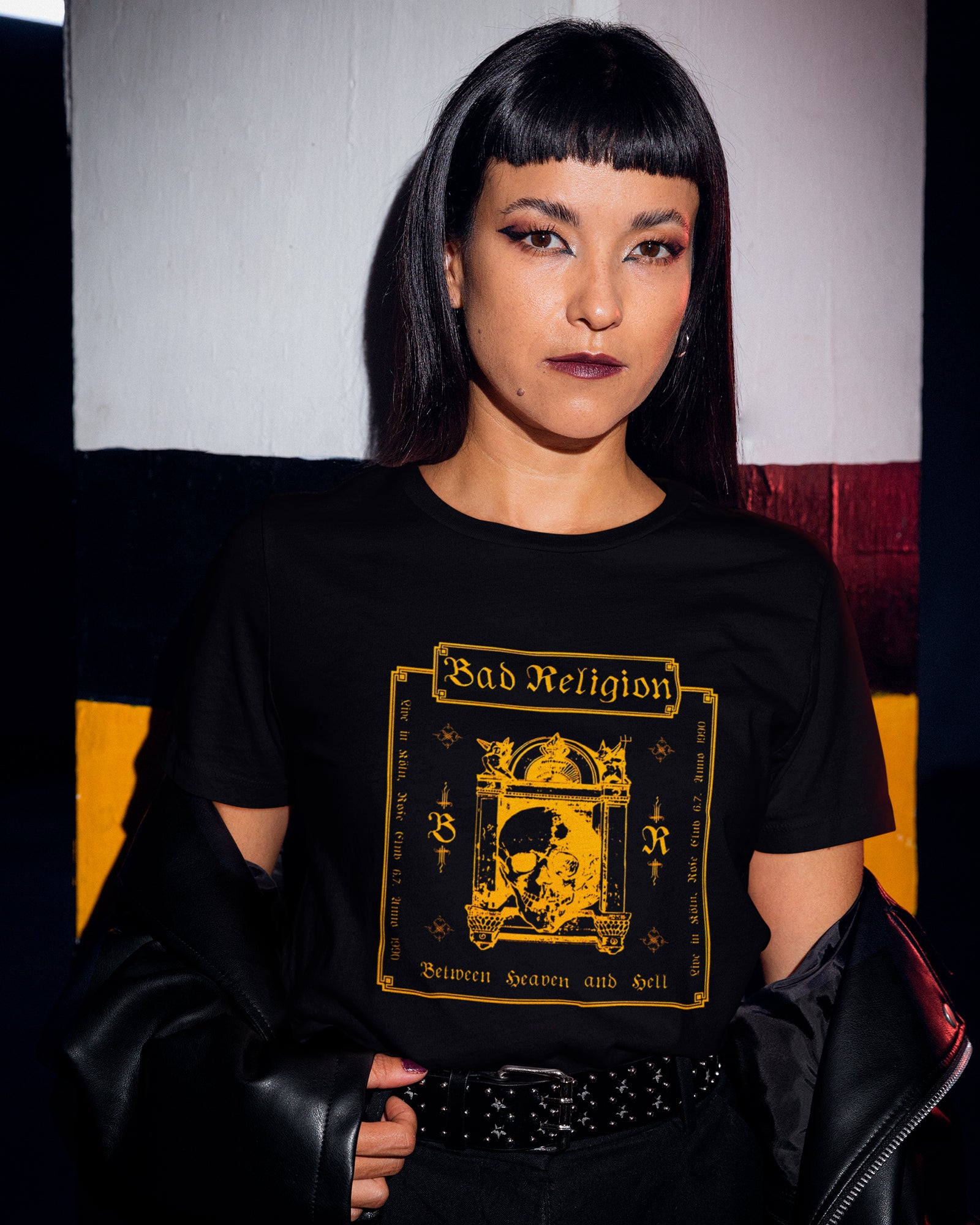 Camiseta Bad Religion Skull Punk