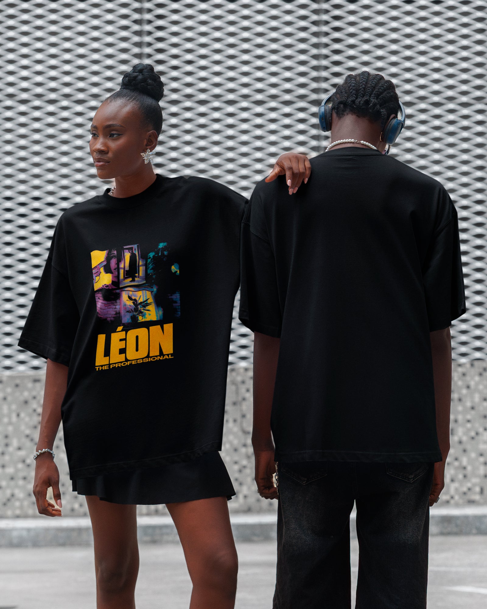 Camisa Preta Leon The Professional Estampa Filme Cult Clássico