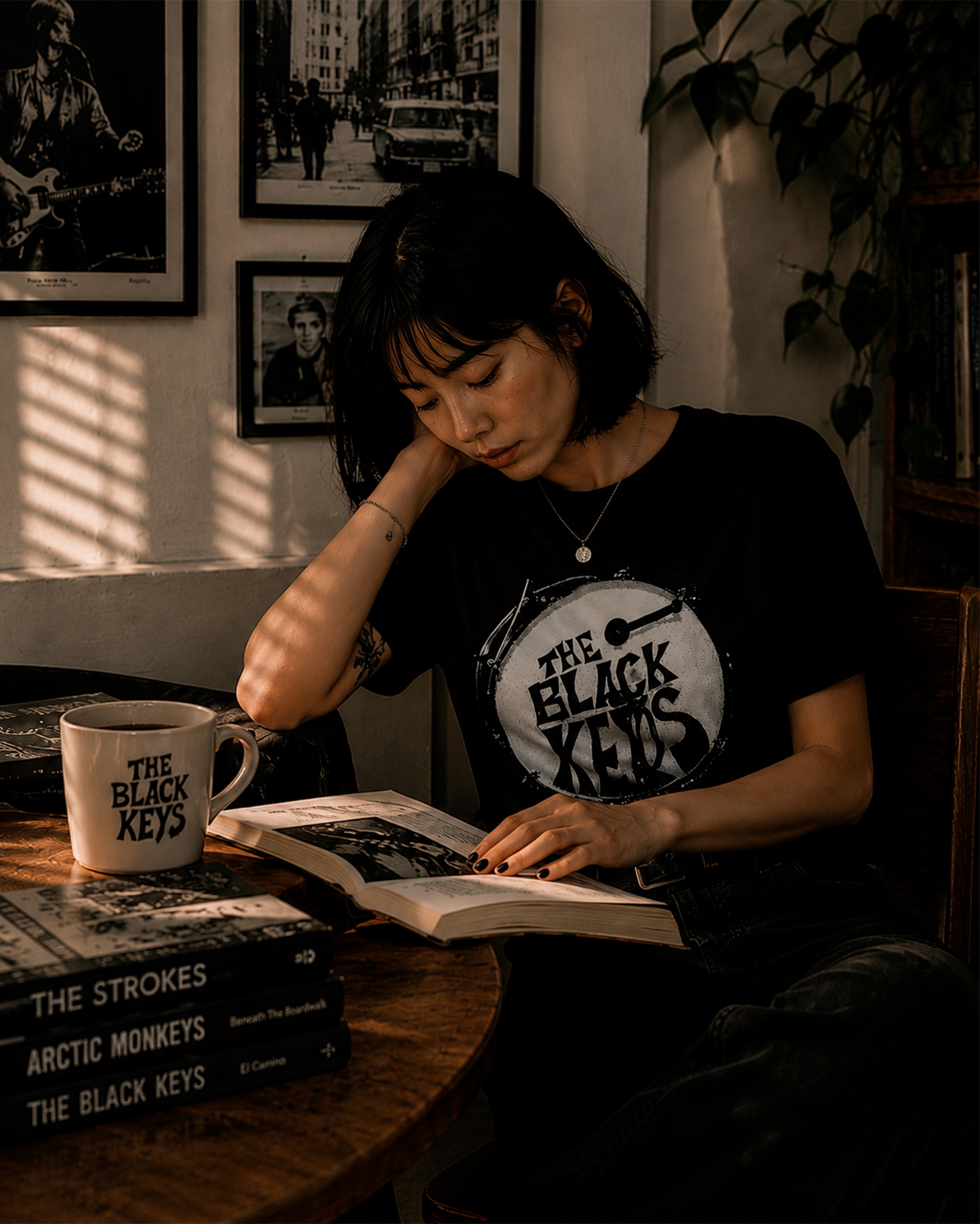 Camiseta Preta The Black Keys Dirty Sound Archive