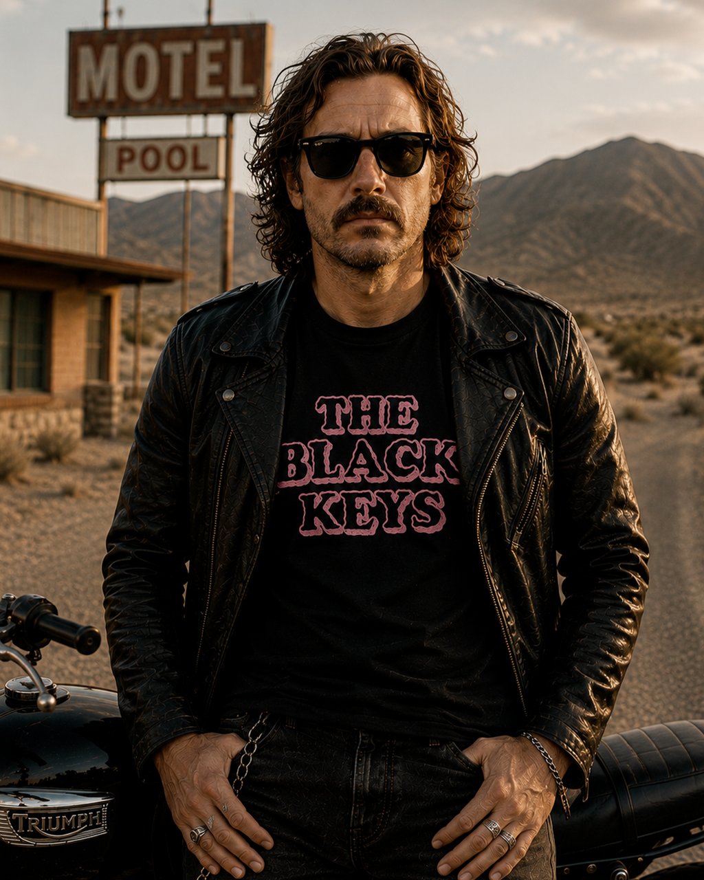 Camiseta Preta The Black Keys Garage Frequency