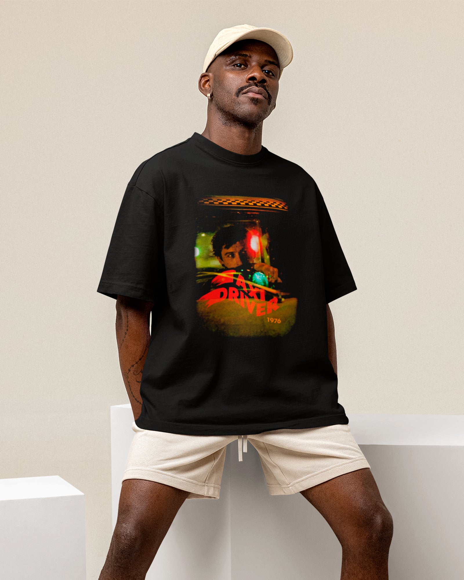 Camiseta Preta Taxi Driver 1976 Cena Icônica Travis Bickle Unissex