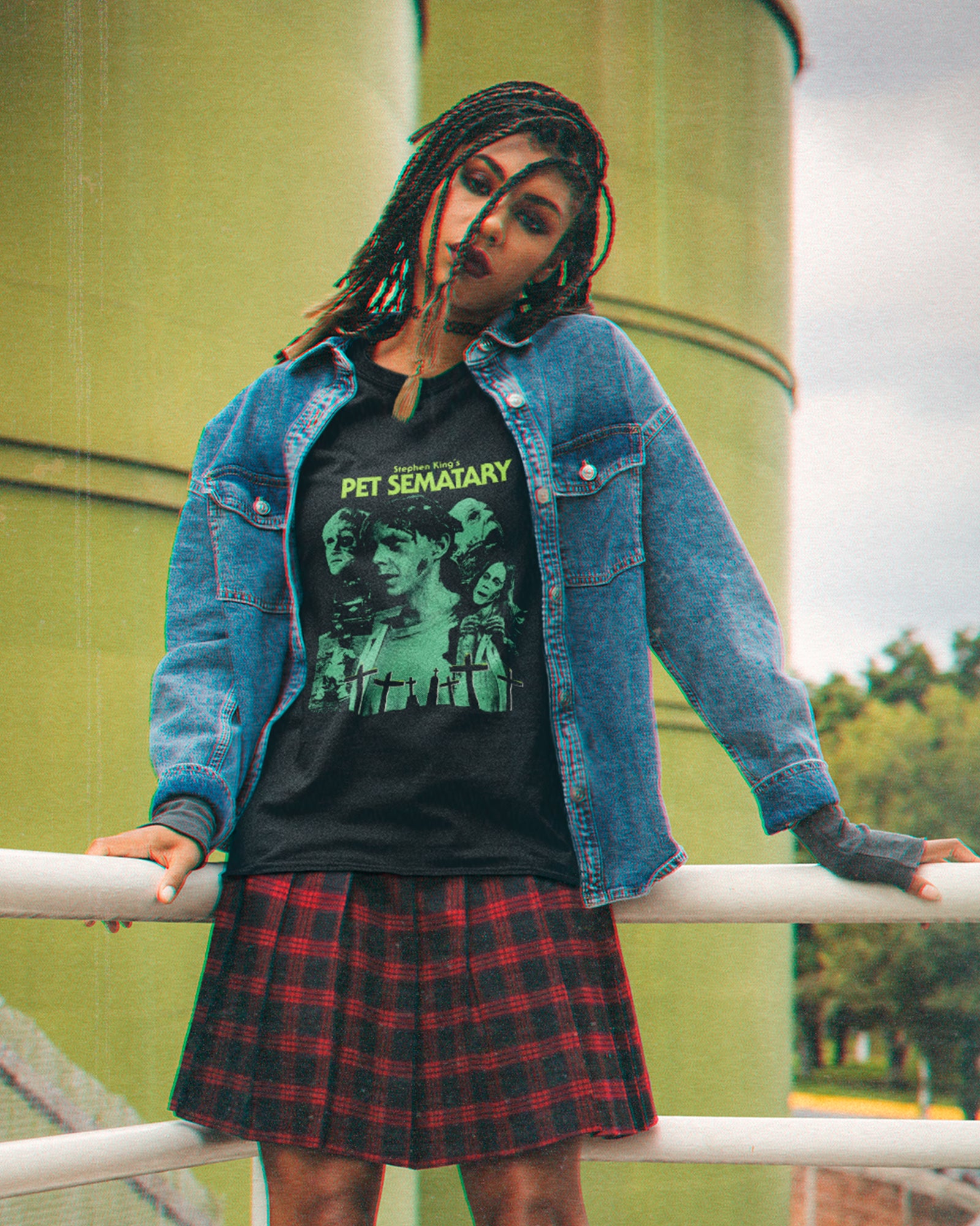 Camiseta Preta Stephen King Pet Sematary Unissex