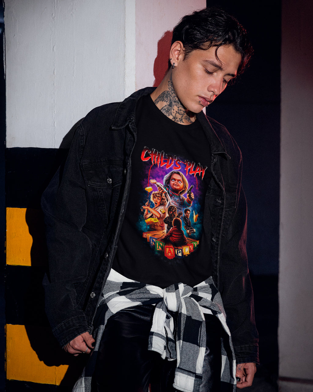 Camiseta Preta Childs Play Arte Filme Unissex