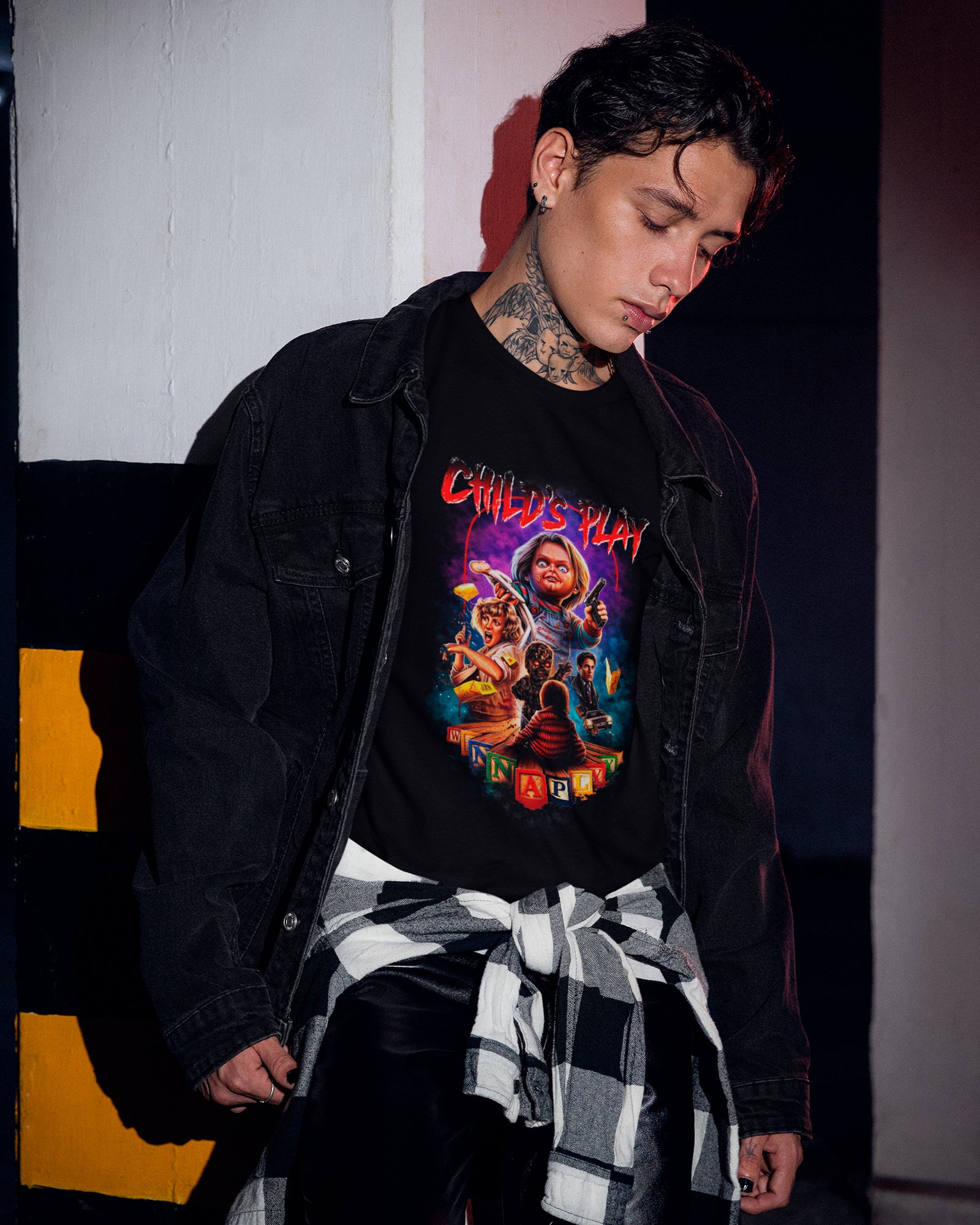 Camiseta Preta Childs Play Arte Filme Unissex