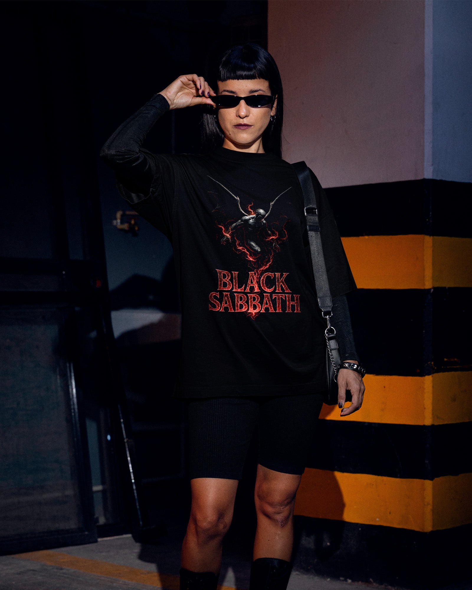 Camiseta Alternativa Black Sabbath Anjo Negro