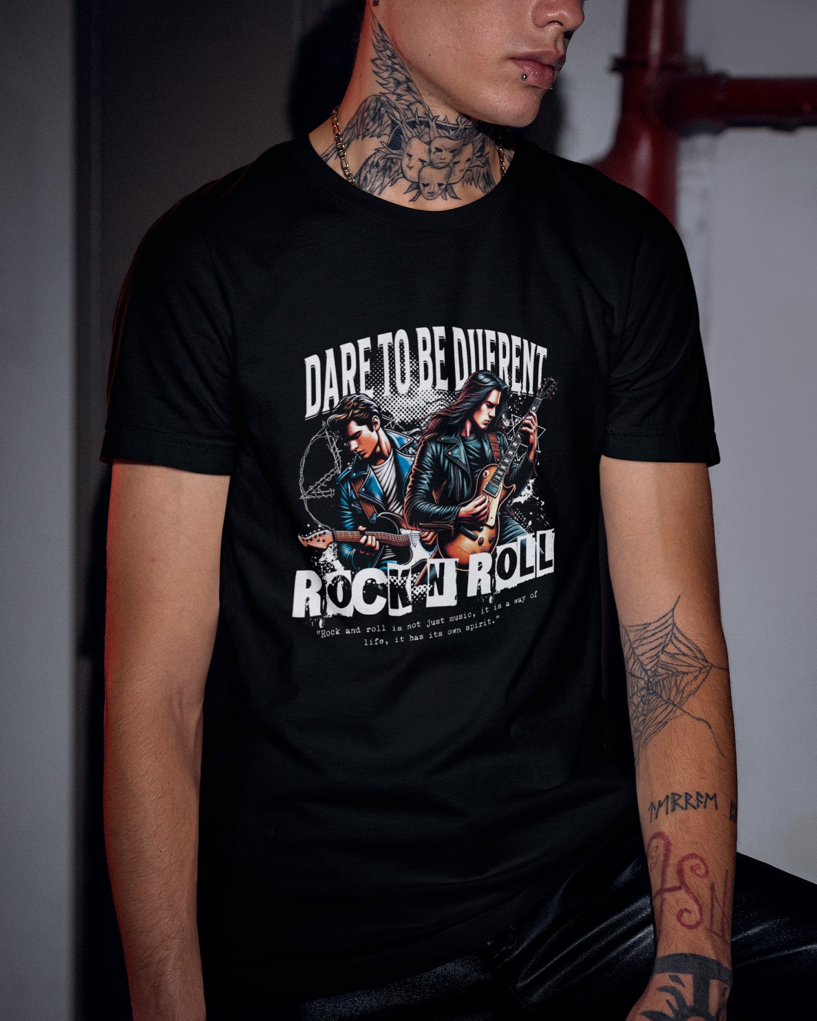 Camiseta Dare to Be Rock n’ Roll Retrô