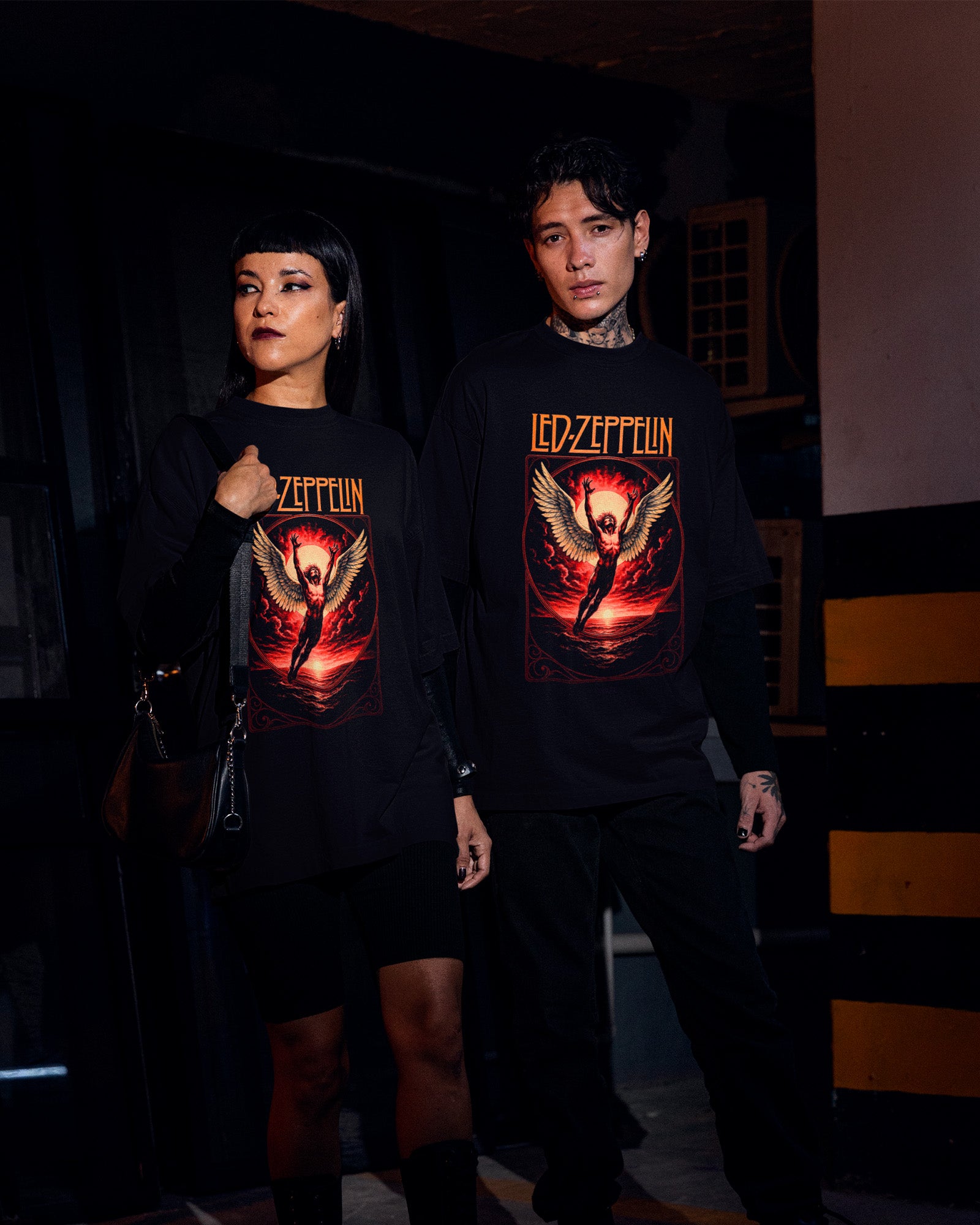 Camiseta Banda Led Zeppelin Anjo Alado