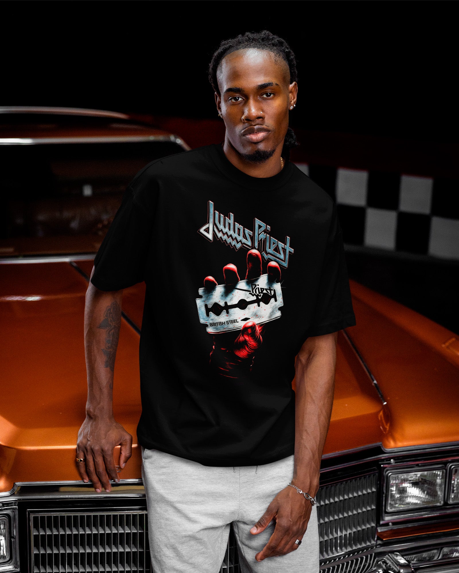 Camiseta Heavy Metal Judas Priest British Steel