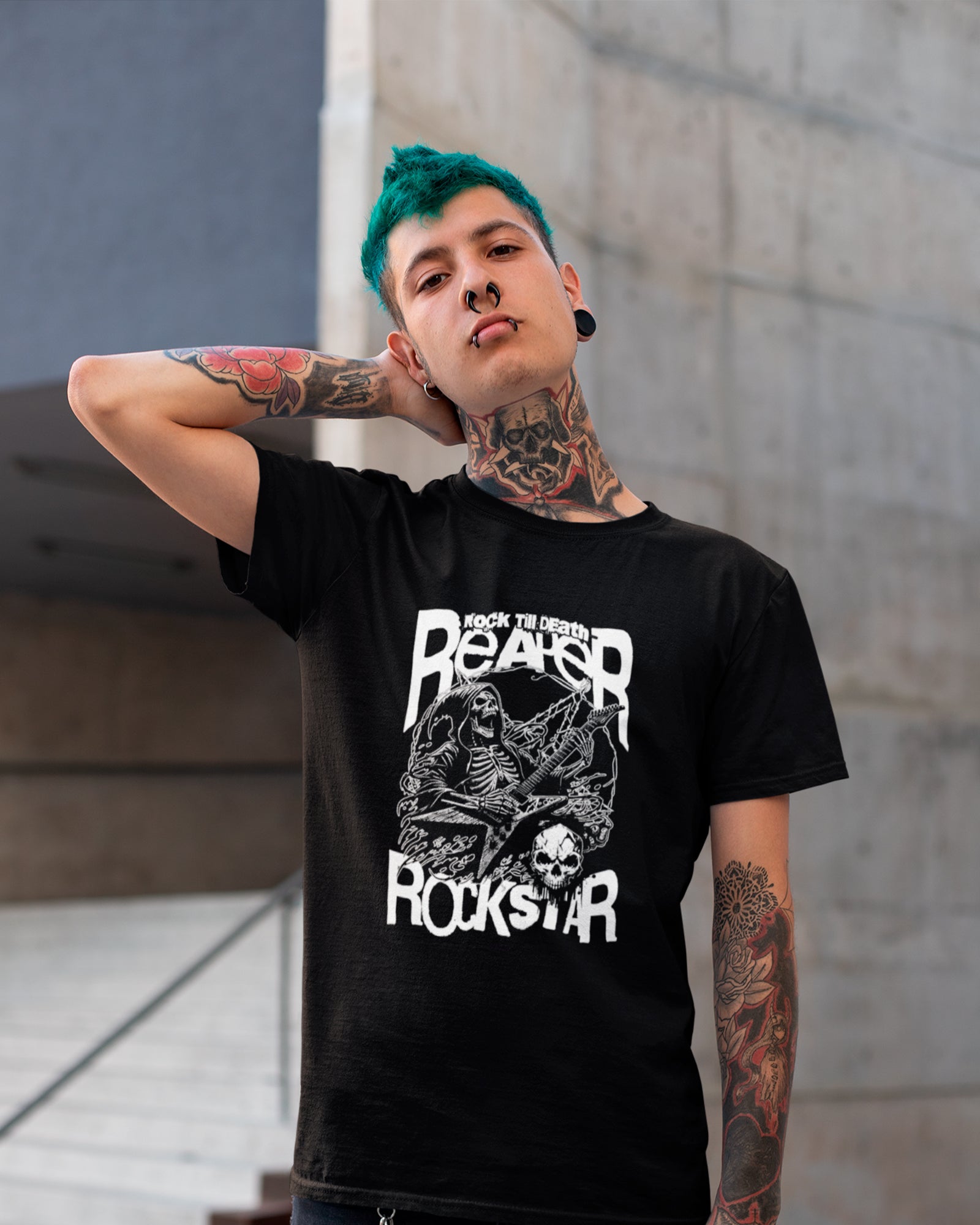 Camiseta Reaper Rockstar Retrô