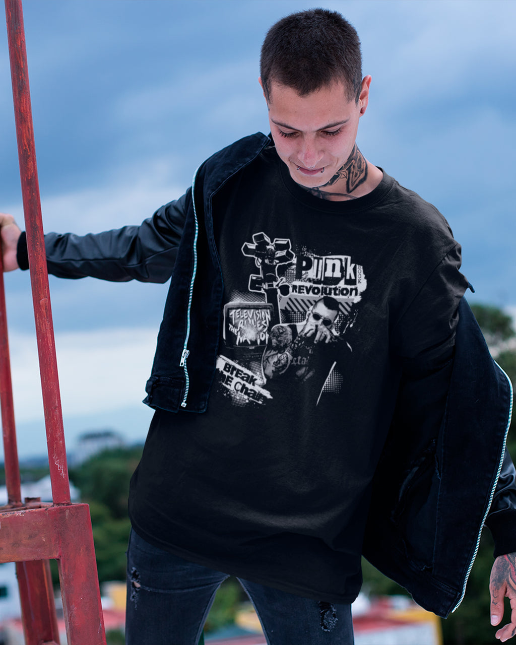 Camiseta Rock Punk Revolution Clássica
