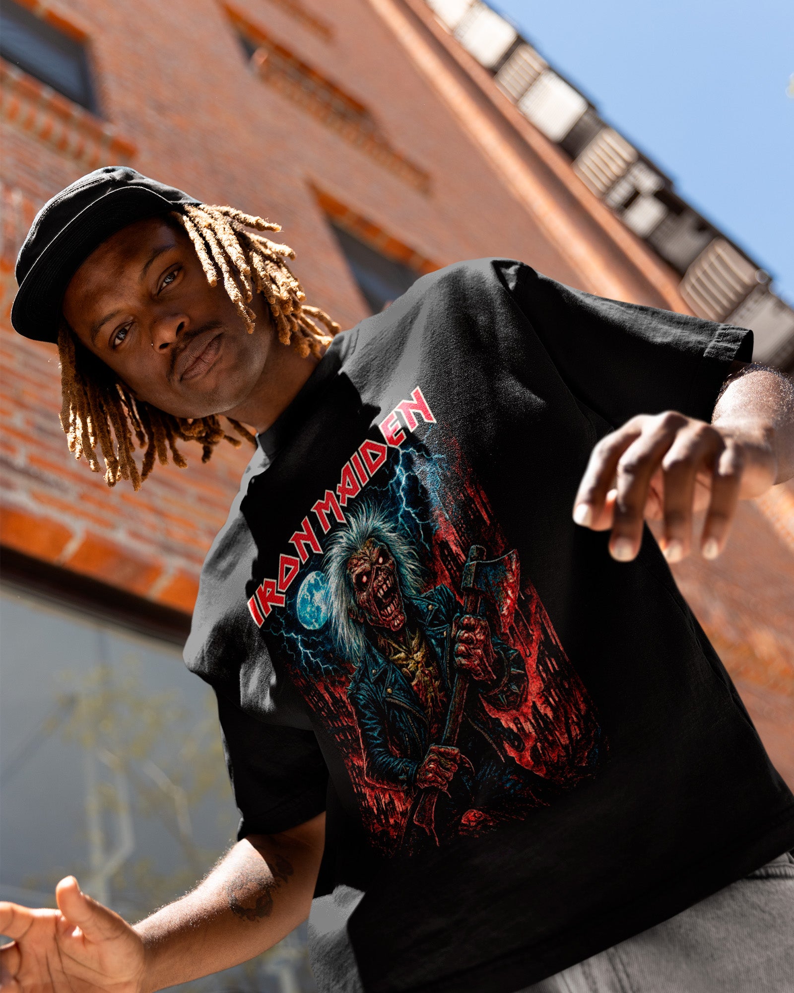 Camiseta Alternativa Iron Maiden Eddie Machado