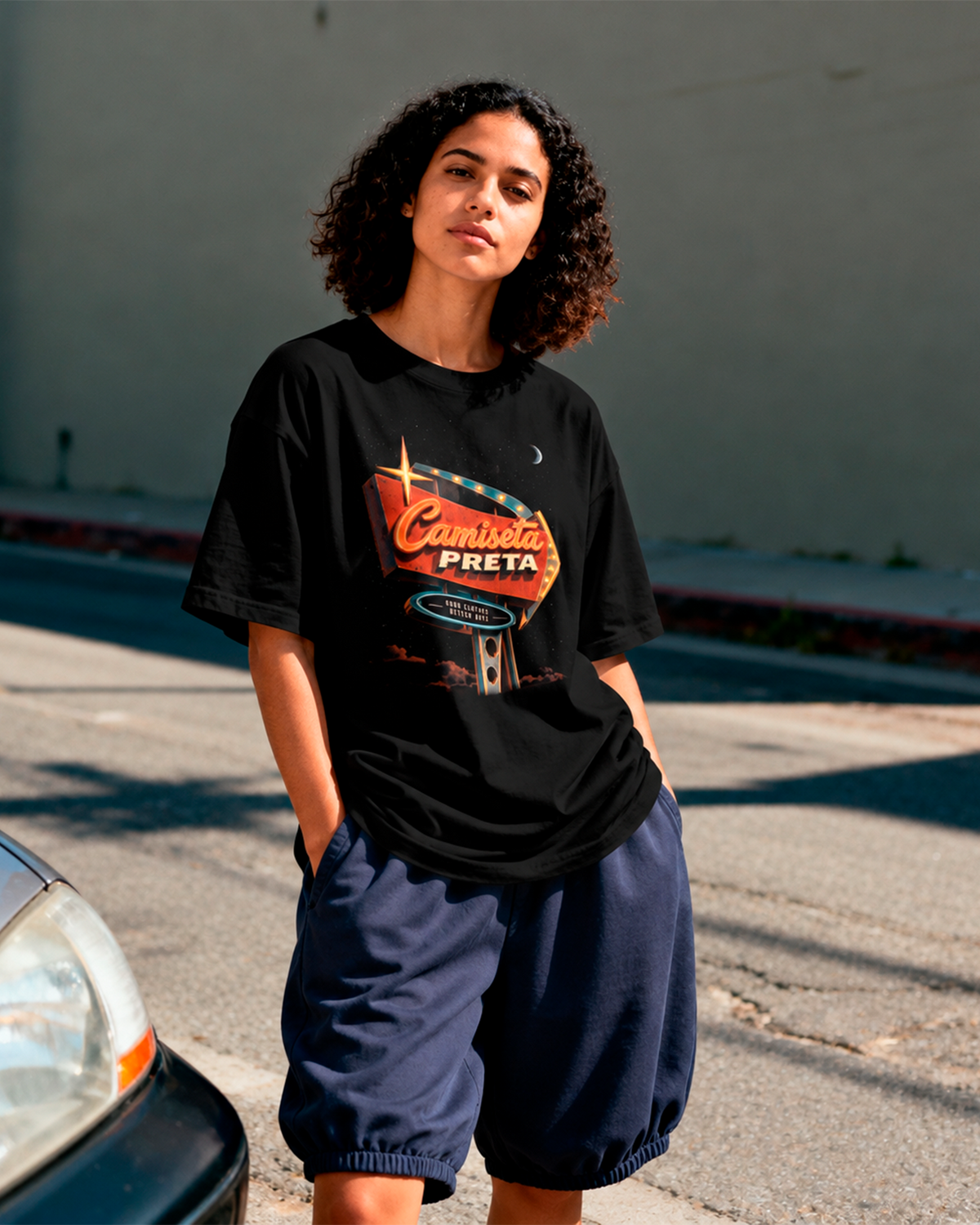Camiseta Preta Last Stop Before Dawn