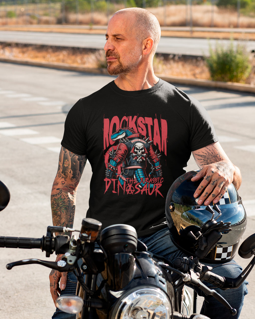 Camiseta Rockstar The Jurassic Dinosaur