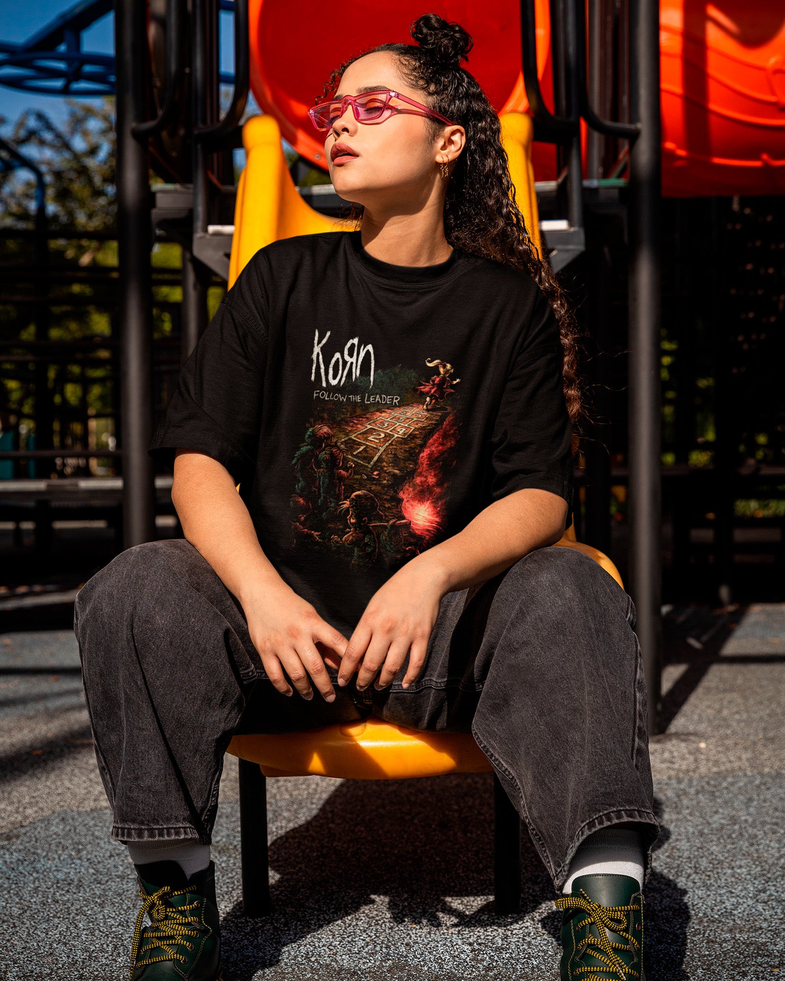 Camiseta Korn Follow the Leader Nu Metal