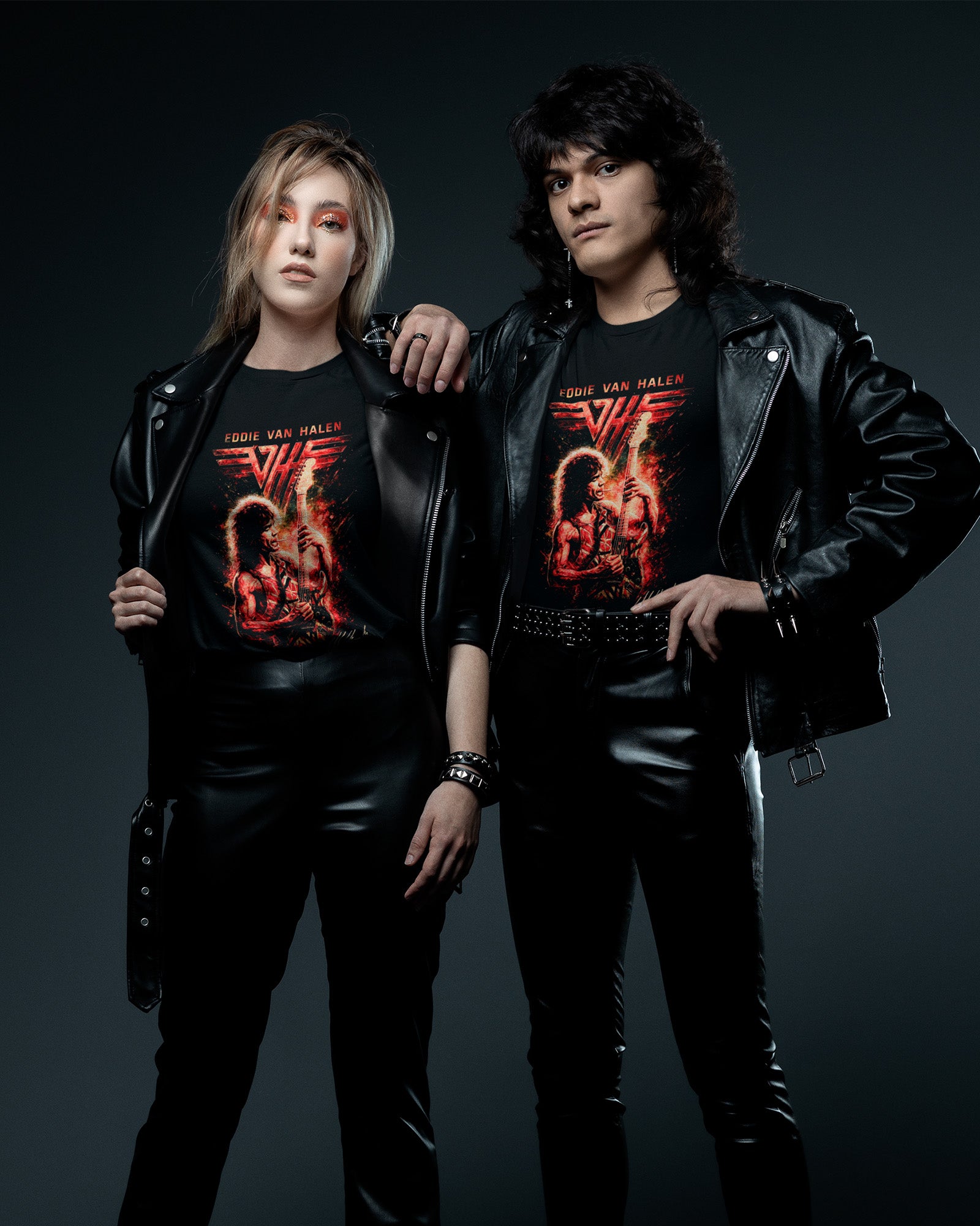 Camiseta Preta Eddie Van Halen Rock