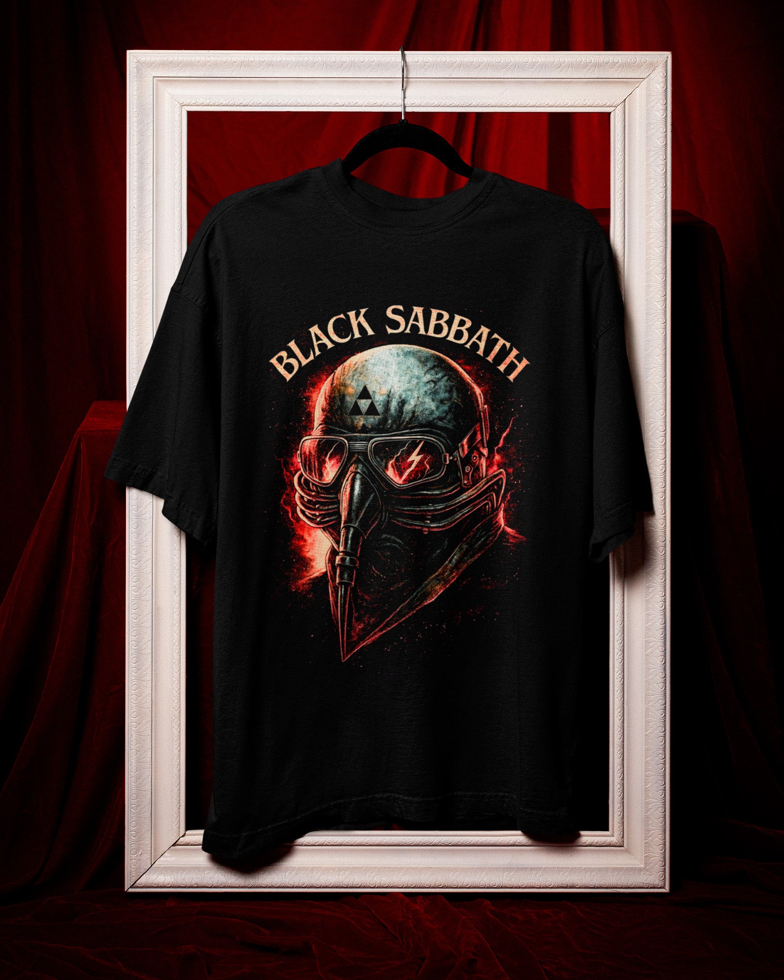 Camiseta Black Sabbath Mask Heavy Metal