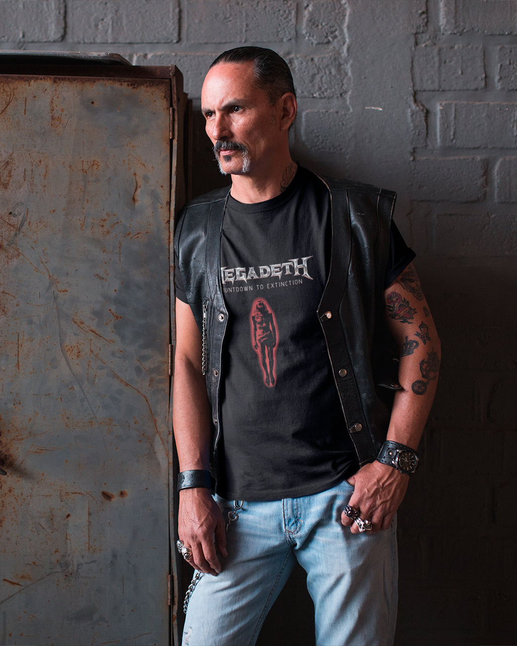 Camiseta Megadeth Countdown to Extinction Preta Estampada