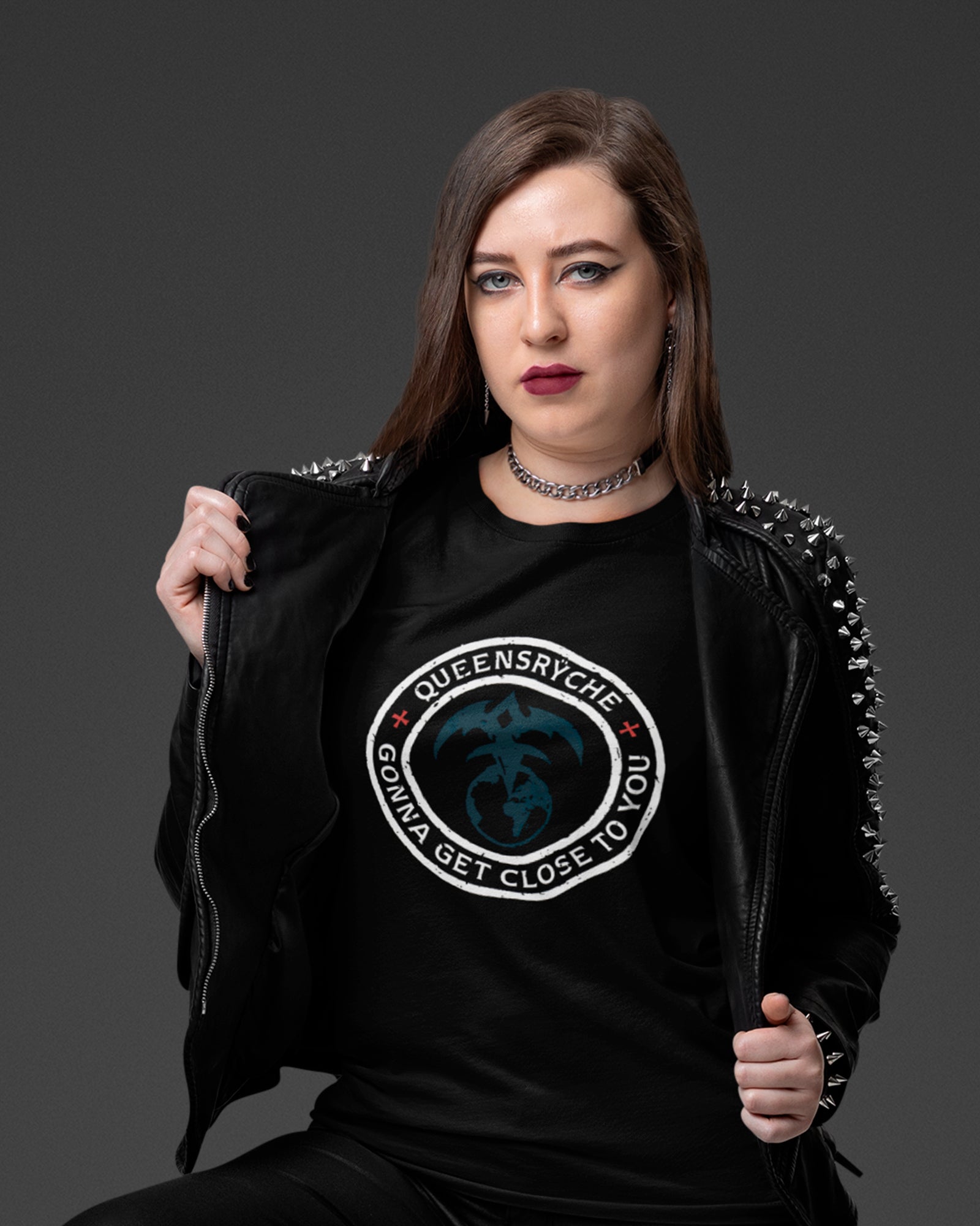 Camiseta Queensrÿche Estampa Gonna Get Close to You Preta