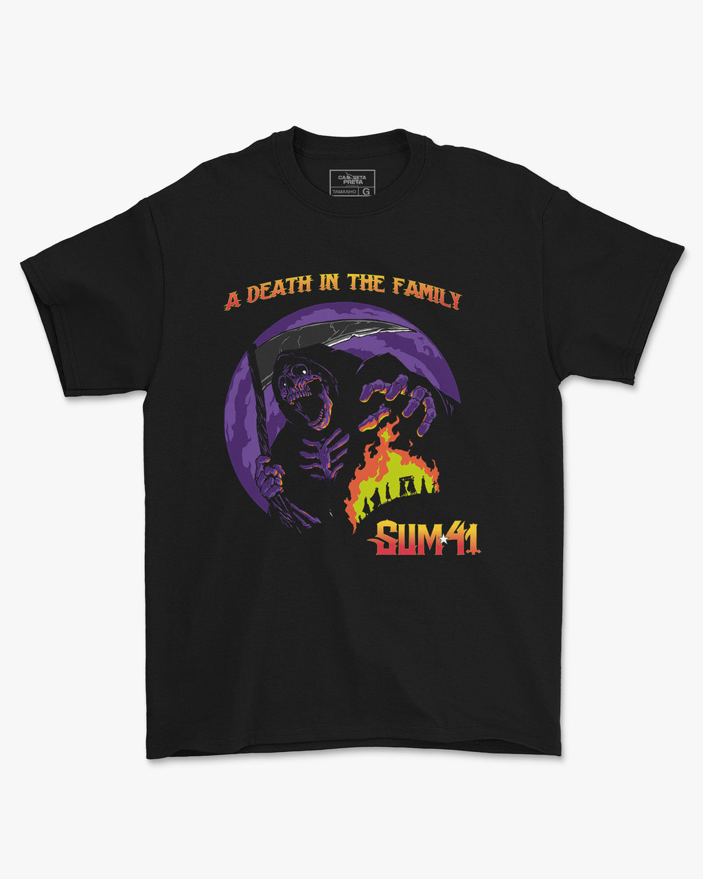 Camiseta Sum 41 A Death in the Family Clássica