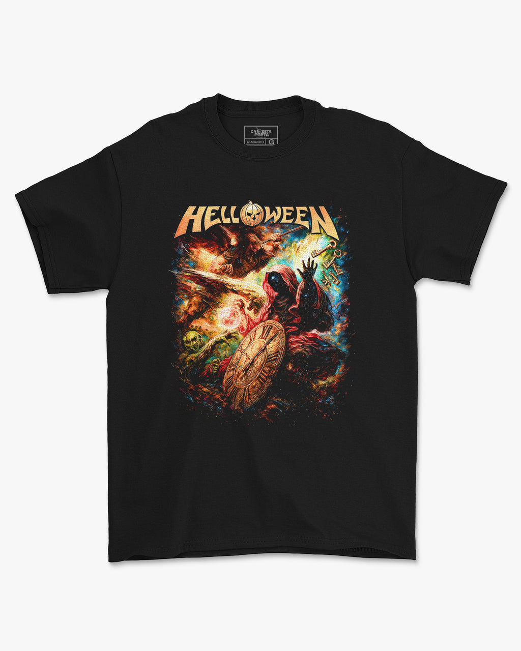 Camiseta Helloween Mago Power Metal