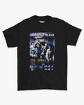 Camiseta Preta Radiohead The Bends Vintage Poster Azul