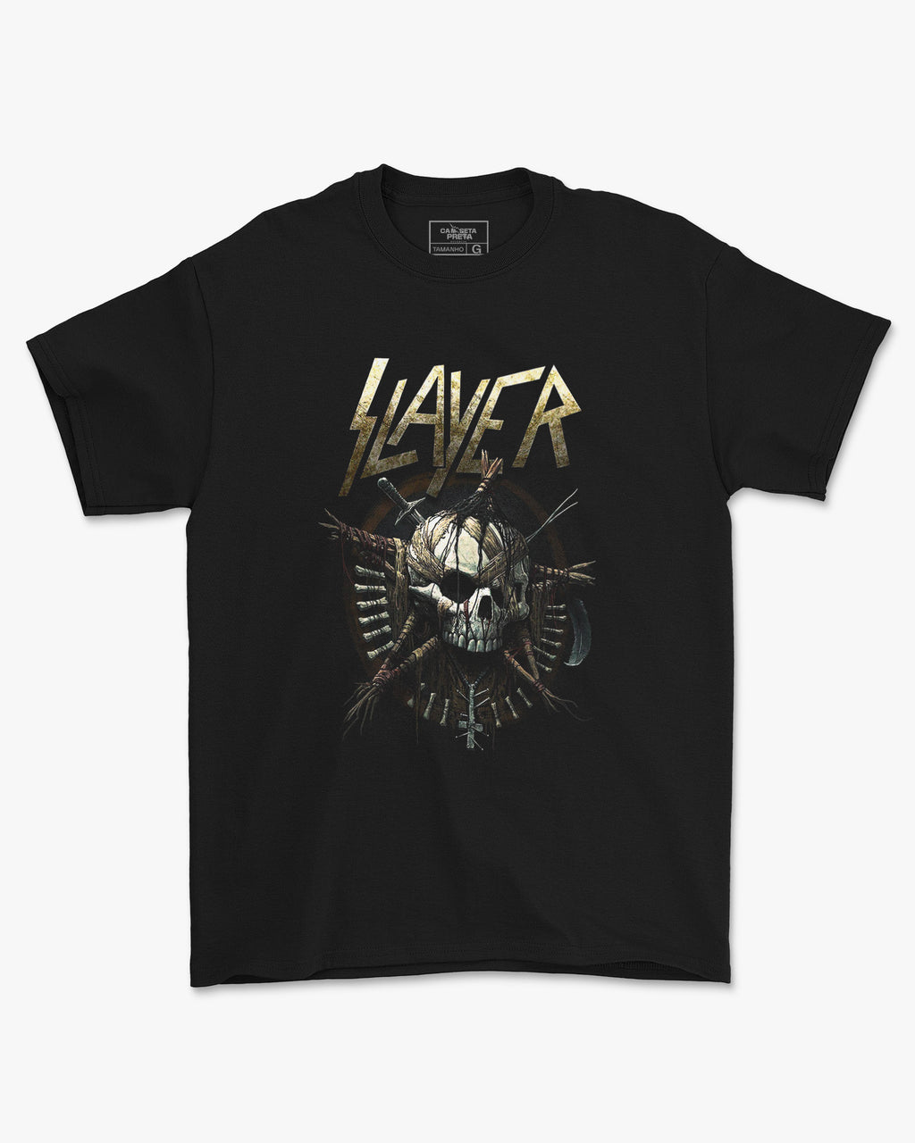 Camiseta Slayer Target Skull Thrash Metal