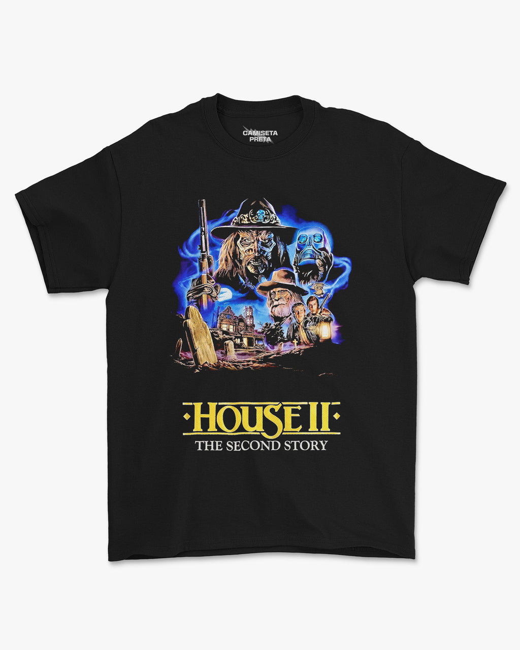 Camiseta Preta House II The Second Story