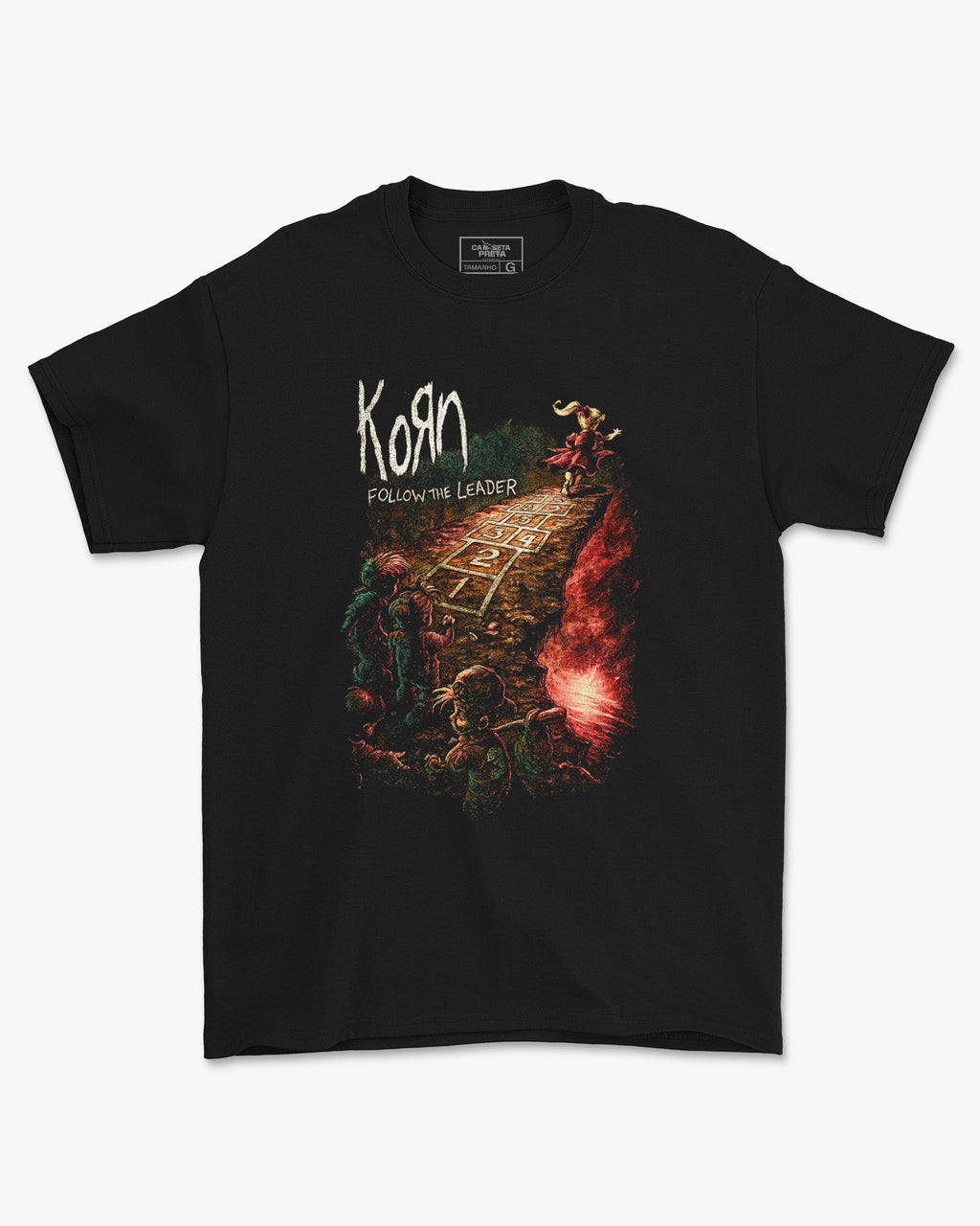 Camiseta Korn Follow the Leader Nu Metal